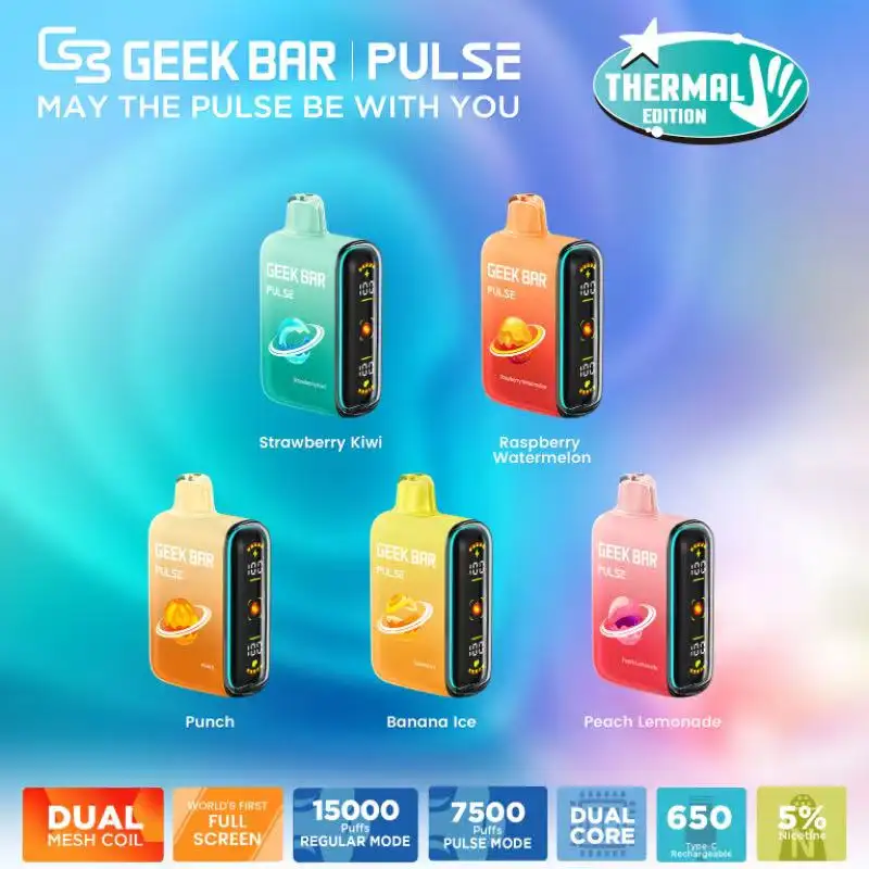 Geek Bar Pulse 15000 Disposable Vapes (5%, 15000 Puffs) - Image 8