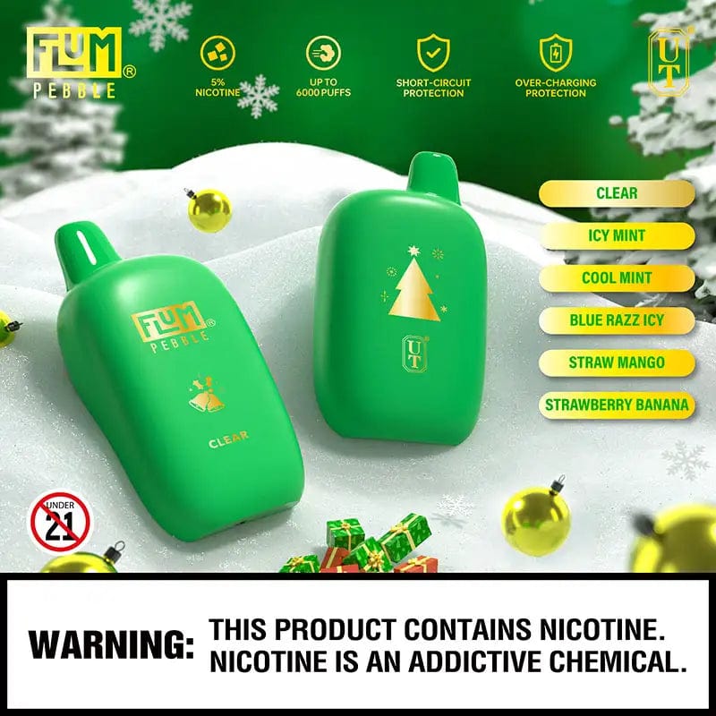 Flum Pebble Disposable Vapes (5%, 6000 Puffs). - Image 3