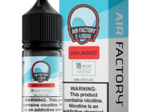 Air Factory Unflavored 30ml Nic Salt Vapes Juice.