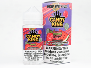 Candy King Strawberry Watermelon Bubblegum Vapes Juice 100ml.