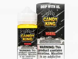 Candy King Worms 100ml Vapes Juice.