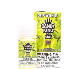 Candy King On Salt Hard Apple 30ml Nic Salt Vapes Juice.