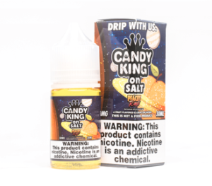 Candy King On Salt Peachy Ring 30ml Nic Salt Vapes Juice.