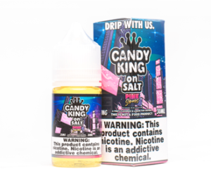 Candy King On Salt Pink Squares 30ml Nic Salt Vapes Juice.