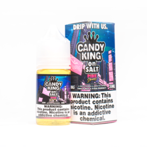 Candy King On Salt Pink Squares 30ml Nic Salt Vapes Juice.