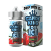 Candy King on Ice Strawberry Watermelon Bubblegum 100ml Vapes Juice.