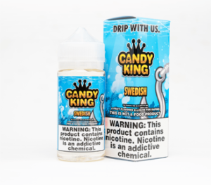 Candy King Swedish 100ml Vapes Juice.