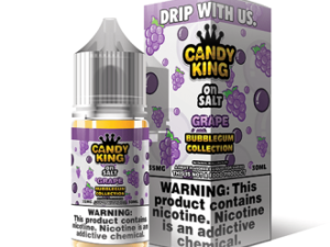 Candy King Bubblegum Salt Grape 30ml Nic Salt Vapes Juice.