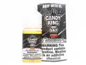 Candy King On Salt Worms 30ml Nic Salt Vapes Juice.