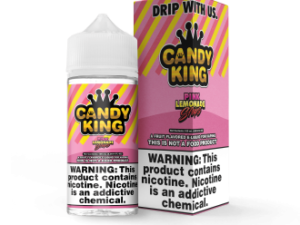 Candy King Pink Lemonade Strips 100ml Vapes Juice.