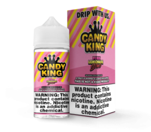 Candy King Pink Lemonade Strips 100ml Vapes Juice.