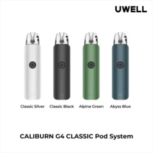 Uwell Caliburn G4 Classic 35W Pods Kit.