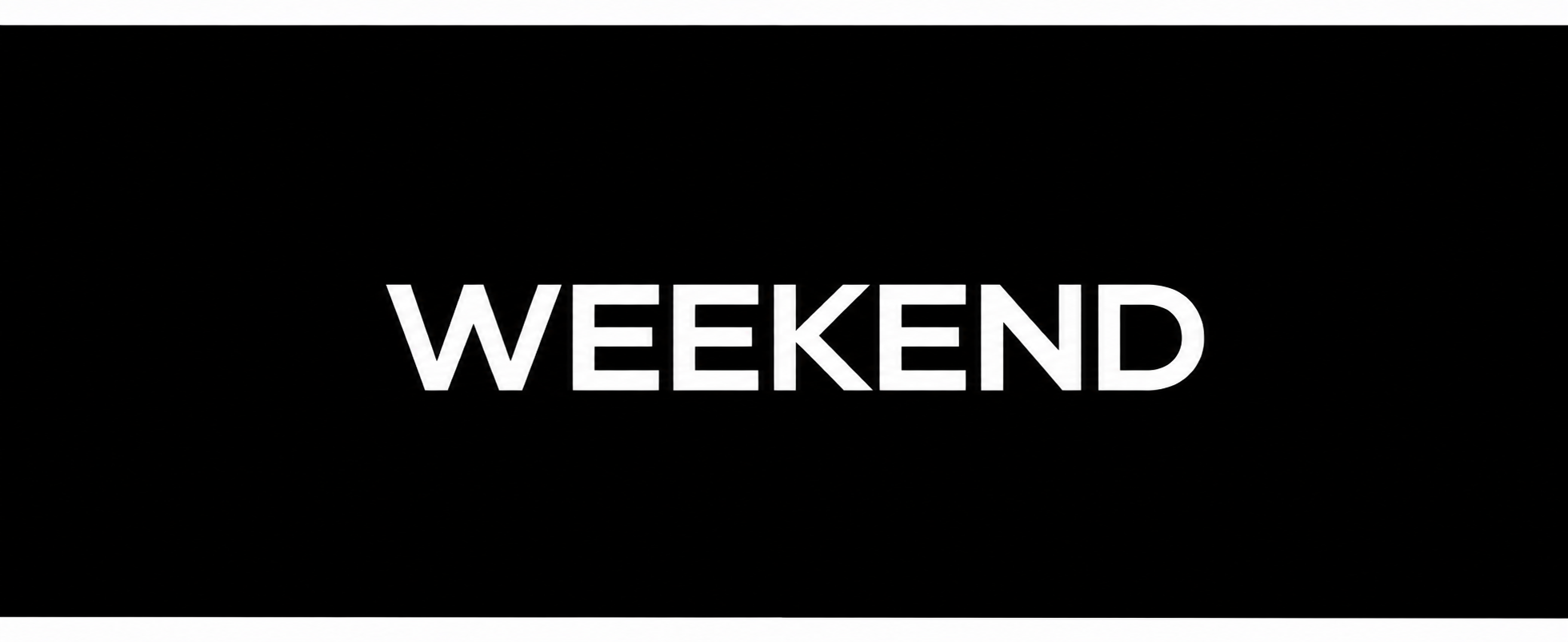 Weekend Sale
